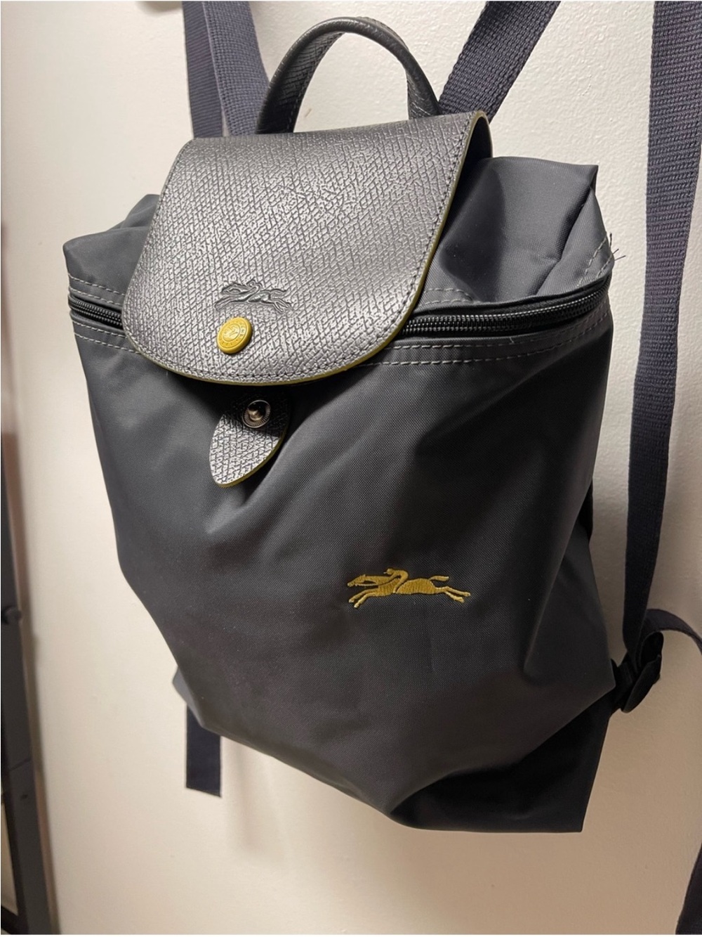Longchamp Le Pliage sac a dos Black Nylon Leather Small Unisex Backpack
Outlet - Picture 7 of 12